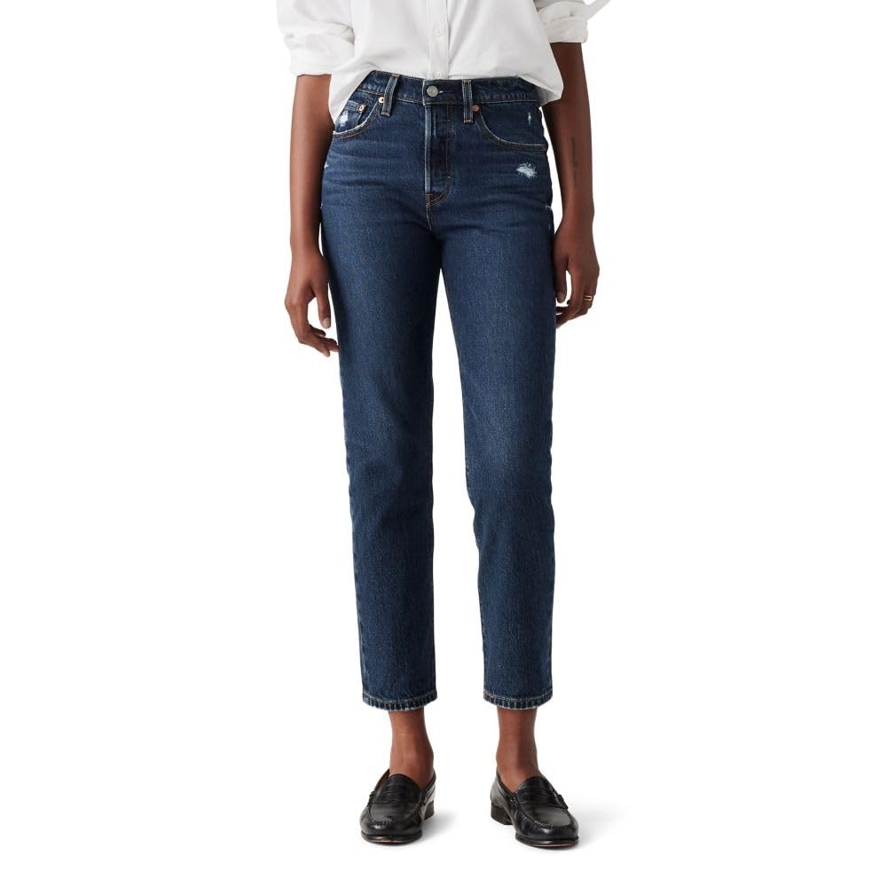 NWOT Levi’s 501 Crop Jeans Salsa Authentic Waterless‎ High Rise Blue – 31